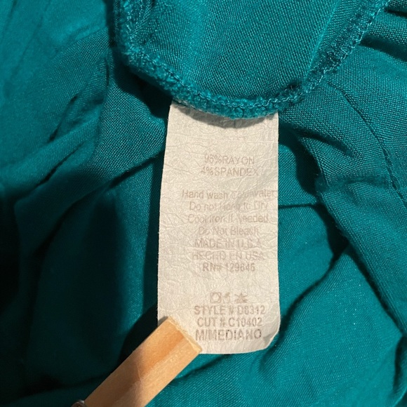 Ladies teal dress - Picture 6 of 6